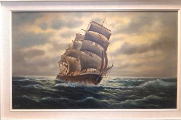 Windjammer op volle zee beschikbaar voor biedingen