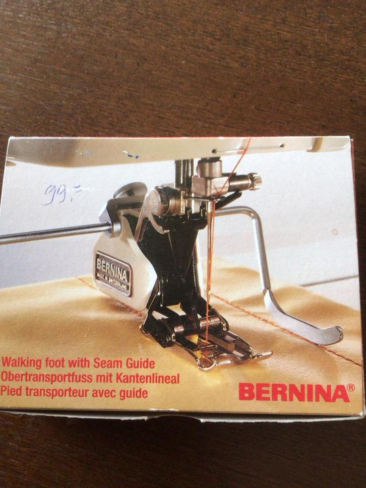 Bernina Boventransportvoet - Perfecte Stiksels!, Hobby en Vrije tijd, Naaimachines en Toebehoren, Gebruikt, Toebehoren, Bernina