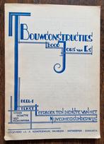 Bouwconstructies Deel 1 - Joh. van Es, Gelezen, Niet van toepassing, Ophalen of Verzenden, Joh. van Es