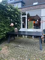 Tuintafel zwart Jysk, Tuin en Terras, Tuintafels, Ophalen, Gebruikt, Rechthoekig, Hout