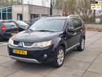Mitsubishi Outlander €5250,-2.4 Instyle Automaat 7Pers 4X4, Auto's, Mitsubishi, Automaat, Zwart, 4 cilinders, 7 stoelen