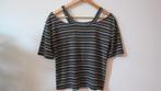 Striped top, Zwart, Ophalen of Verzenden, Korte mouw, Maat 36 (S)