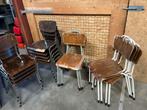 Vintage schoolstoelen - 17 stuks, Antiek en Kunst, Ophalen of Verzenden