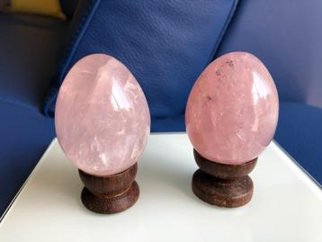 mineralen - Roze kwarts beschikbaar voor biedingen