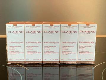Clarins wrinkle control regenerating night cream 5x5ml beschikbaar voor biedingen