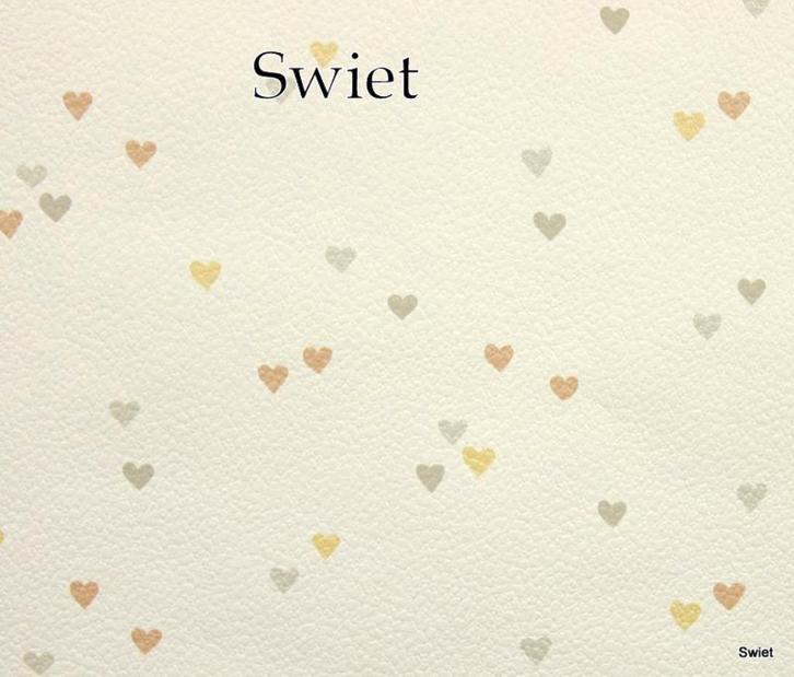 7820 Origineel vintage hartjes behang behangpapier swiet, Huis en Inrichting, Stoffering | Behang, Verzenden