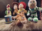 Toy Story knuffels twee sets met beker, Gebruikt, Ophalen of Verzenden