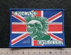 The Exploited England  vintage 1990 patch e19, Verzamelen, Muziek, Artiesten en Beroemdheden, Nieuw, Kleding, Verzenden