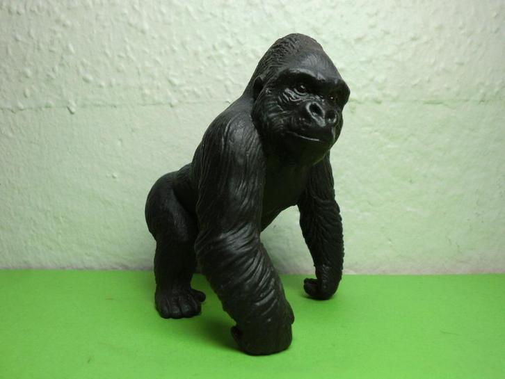 Schleich 14196 gorilla, dierfiguur, Verzamelen, Dierenverzamelingen, Gebruikt, Beeldje of Figuurtje, Wild dier, Ophalen of Verzenden