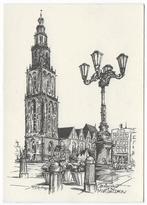 Groningen Martinitoren Gelopen Ansichtkaart ( B5747 ), Ophalen of Verzenden, 1980 tot heden, Gelopen, Groningen