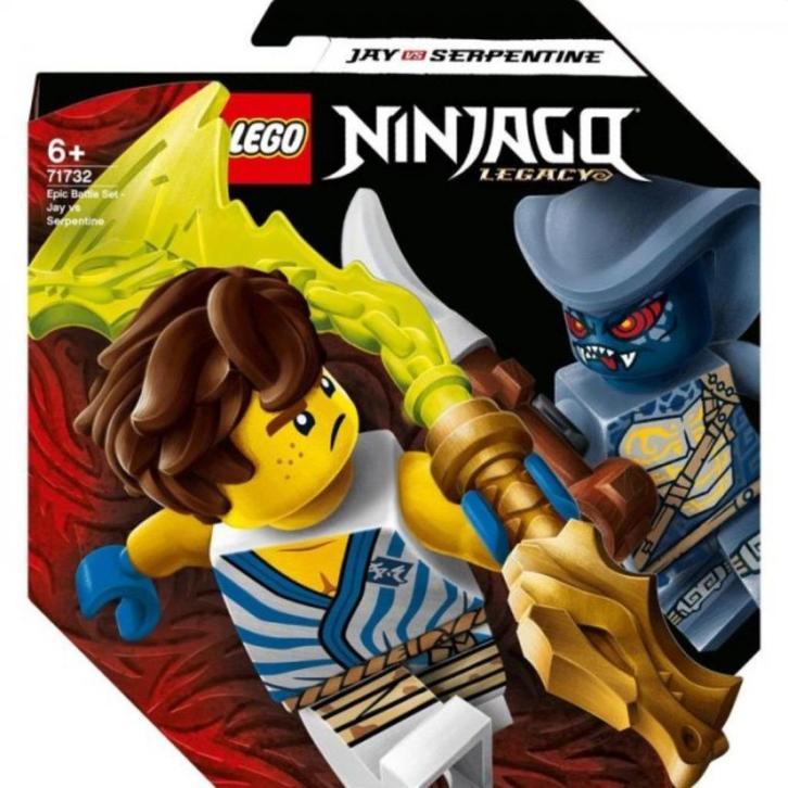 Lego Ninjago: 71732 Epic Battle Set - Jay vs. Serpentine, Kinderen en Baby's, Speelgoed | Duplo en Lego, Nieuw, Ophalen of Verzenden