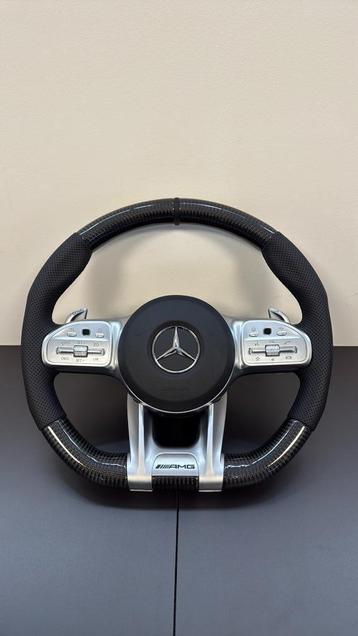 Mercedes AMG carbon custom stuur alcantara beschikbaar voor biedingen