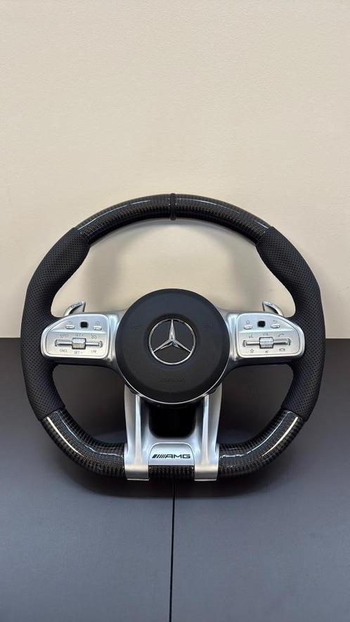 Mercedes AMG carbon custom stuur alcantara, Auto diversen, Tuning en Styling, Ophalen of Verzenden
