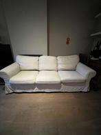 Ektorp 3-zitsbank Ikea beige, Huis en Inrichting, Banken | Bankstellen, Ophalen, Gebruikt, Driepersoons, 75 tot 100 cm