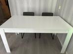 EET TAFEL HOOGGLANS GELIJK OPHALEN, Huis en Inrichting, 50 tot 100 cm, 150 tot 200 cm, Rechthoekig, Vier personen