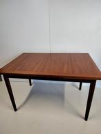 Eettafel, leuk vintage!, Huis en Inrichting, Tafels | Eettafels, Ophalen, Gebruikt, 100 tot 150 cm, Teakhout