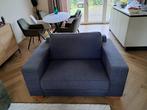 blauwe loveseat, Huis en Inrichting, Ophalen, Gebruikt, Tweepersoons, 75 tot 100 cm