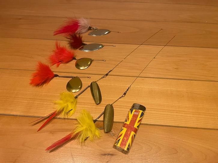 Polder spinners voor de vijf en tien grams spinhengel, Watersport en Boten, Hengelsport | Roofvissen, Zo goed als nieuw, Werphengel