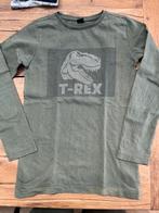 Tshirt lange mouw 134/140 ribbel effect, Ophalen of Verzenden, Gebruikt, Jongen, Shirt of Longsleeve