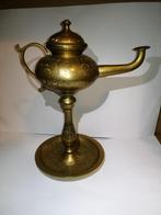 Vintage bronzen olielamp in Marokkaanse Aladdin-stijl, Antiek en Kunst, Verzenden, Brons