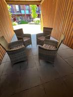 rotan stoeltjes 4 stuks, Tuin en Terras, Tuinstoelen, Ophalen, Zo goed als nieuw, Rotan