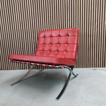 Knoll Barcelona Chair rood