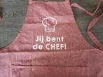 🍜🍝keukenschort🍝🍜.   Nieuw, Verzenden, Nieuw, Wit