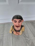 Antieke ijzeren Spaarpot, Ophalen of Verzenden