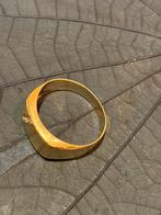 Goude 14 karaat heren ring, Sieraden, Tassen en Uiterlijk, 20 of groter, Heer, Ophalen of Verzenden, Zo goed als nieuw