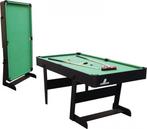Cougar Hustle L opklapbare Pooltafel in Zwart/groen - 5ft, Sport en Fitness, Biljarten en Poolen, Ophalen, Pooltafel, Nieuw, Esbeek