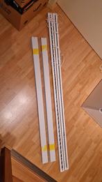 2 sets lamellen (151 x 120 cm), Ophalen, Gebruikt, 150 tot 200 cm, Wit