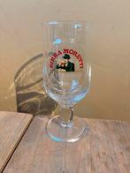 Birra morretti glazen 0,25 liter, Verzamelen, Biermerken, Ophalen, Zo goed als nieuw, Glas of Glazen, Heineken