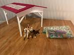 Schleich 42344 Manege - Paardenstal + Kleed, Ophalen, Zo goed als nieuw, Jongen of Meisje