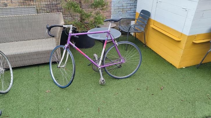Vintage Racefiets - Groot Frame, Fietsen en Brommers, Fietsen | Racefietsen, Gebruikt, Heren, Giant, 10 tot 15 versnellingen, Staal
