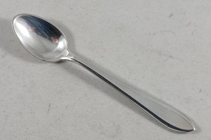 Zilveren zoutlepeltje Puntfilet antiek 835 zilver, Antiek en Kunst, Antiek | Goud en Zilver, Zilver, Ophalen of Verzenden