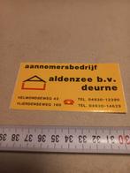 Aldenzee bv deurne aannemersbedrijf transport bv, Ophalen of Verzenden, Zo goed als nieuw