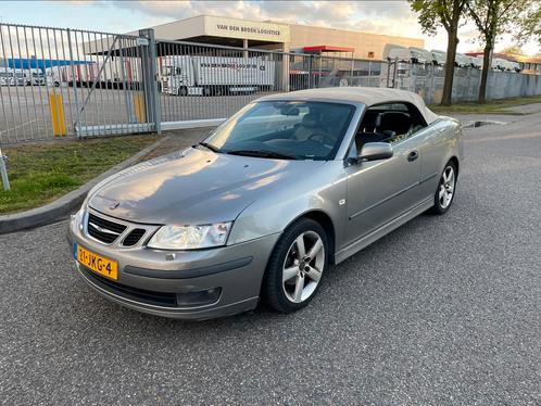 Saab 9-3 1.8 T Cabrio 2005 Grijs, Auto's, Saab, Particulier, Benzine, D, Cabriolet, Handgeschakeld, Geïmporteerd, Zilver of Grijs