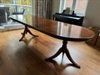 Uitschuifbare ovale mahonie eettafel, Antiek en Kunst, Ophalen