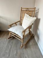 Schommelstoel Rotan, Huis en Inrichting, Fauteuils, Ophalen, Zo goed als nieuw, 50 tot 75 cm, Riet of Rotan