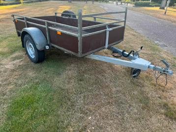 Aanhanger Anssems 127 x 250 cm  gegalvaniseerd beschikbaar voor biedingen