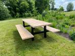 Douglas picknicktafel met H poten nieuw, Tuin en Terras, Ophalen, Nieuw, Rechthoekig, Hout