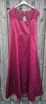 Lange wijnrode galajurk maat 44, Kleding | Dames, Ophalen of Verzenden, Zo goed als nieuw, Maat 42/44 (L), Galajurk