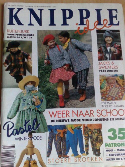 Knippie herfst 1996 , weer naar school, Hobby en Vrije tijd, Kledingpatronen, Zo goed als nieuw, Kind, Knippie, Verzenden