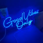 Good vibes only neon lamp blauw, Ophalen of Verzenden, Zo goed als nieuw