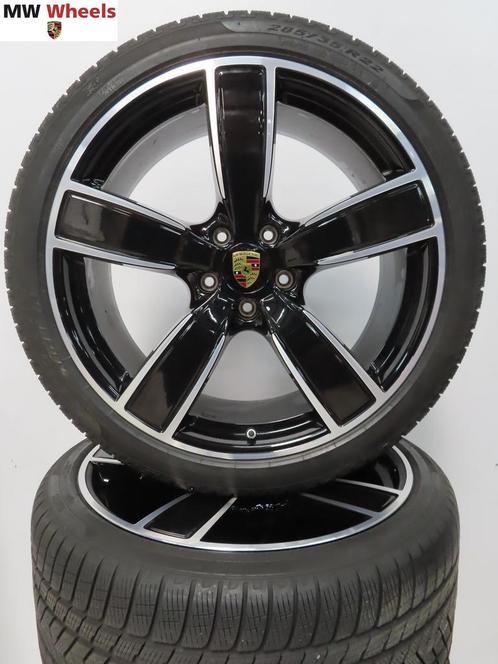 Originele Porsche Cayenne SUV 22 inch velgen winterbanden, Auto-onderdelen, Banden en Velgen, Banden en Velgen, Winterbanden, Overige maten