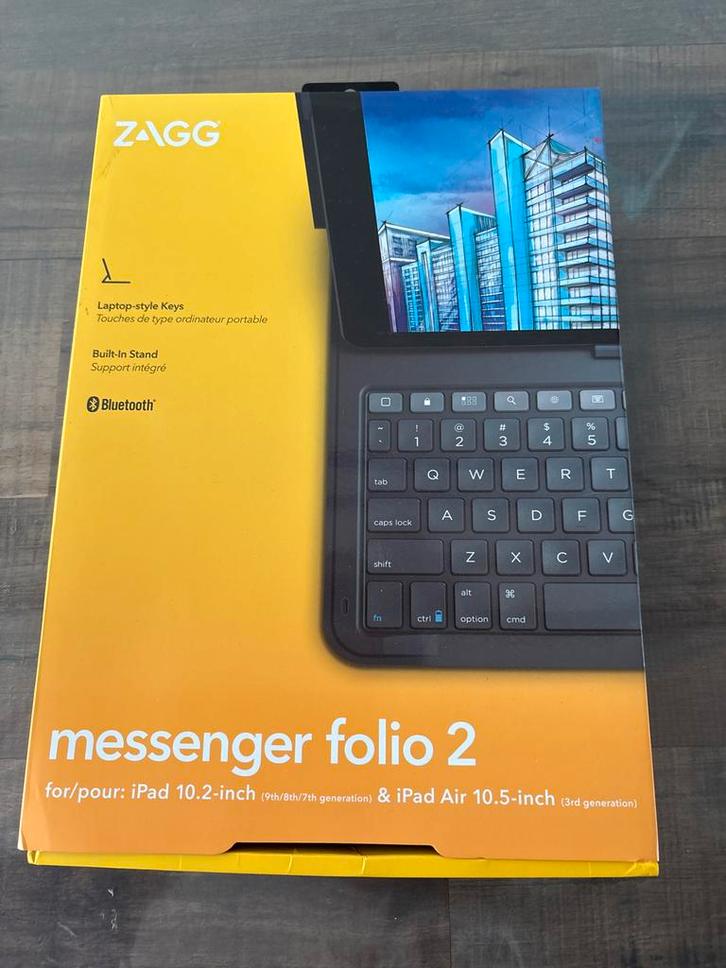 Nieuwe iPad Hoes met Toetsenbord, Computers en Software, Tablet-hoezen, Nieuw, Bescherming voor- en achterkant, 10 inch, Ophalen of Verzenden
