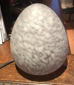 Eivormige tafellamp gemarmerd glas, Ophalen of Verzenden