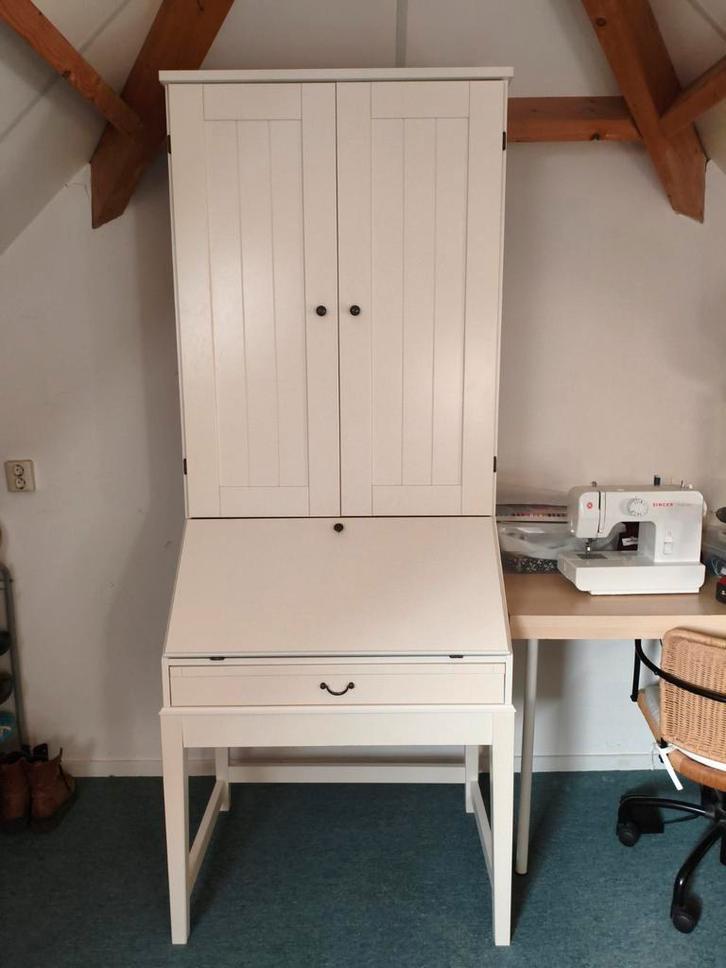 Ikea Bureau/Secretaire met Bovenkast, Huis en Inrichting, Kasten | Buffetkasten, Gebruikt, 150 tot 200 cm, 50 tot 100 cm, 25 tot 50 cm
