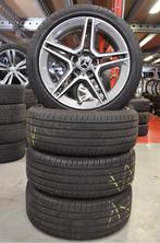 Org. 18" Mercedes A W177 B W247 Velgen + Zomerbanden + TPMS, Niet ingevuld, 18 inch, Gebruikt, Banden en Velgen