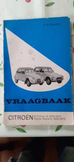 Vraagbaak 2cv 1969-1972, Ophalen of Verzenden